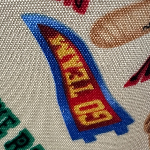 Baseball Theme Handbag Purse Grand Slam Go Team Slugger Rhinestones Bucket Bag - Picture 8 of 15